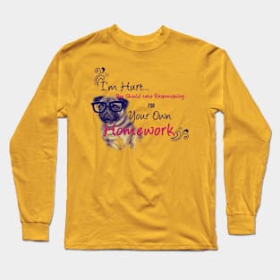 pug lecture Long Sleeve T-Shirt